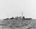 Morris (DD-271) Clemson-class pictured Commanding, 1919–1920