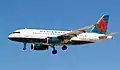 Airbus A319 in 1994 America West Heritage Livery
