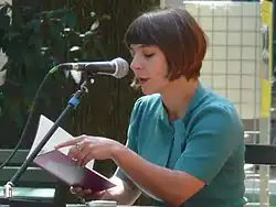 Wolf at the Erlanger Poetenfest, 2009