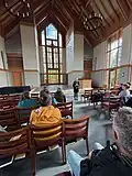 The chapel interior