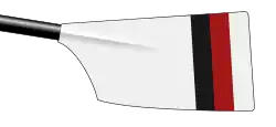 Image showing the rowing club's blade colours