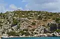 Rocky coast in Demre