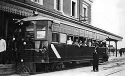 Railcar on the Córdoba - Cruz del Eje line