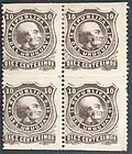 Missing horizontal perforation (Uruguay 1883).