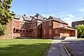 The rear of the Utica Psychiatric Center Doctors House.