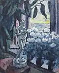 Natüürmort lilledega aknal (Still Life with Flowers on a Window, 1924)