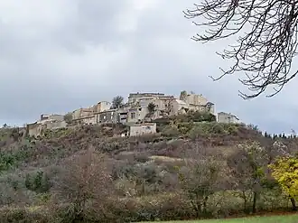 A general view of the village of Vachères