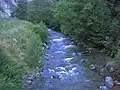 Valira del Nord, a Valira tributary, from Pont de Sant Antoni