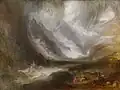 Turner, Snow-Storm, Avalanche and Inundation, 1836/1837 (Art Institute, Chicago), Munro the original owner