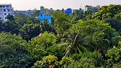 drone view city of Narsingdi