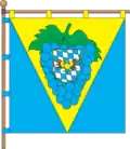 Flag of Velykodolynske settlement hromada
