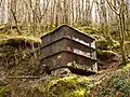 old water tank for steam locomotive Soursac side.