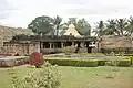 A view from a distance of the Kalleshvara temple at Bagali