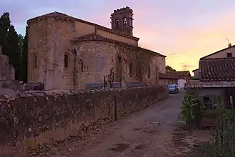The church in Villeneuve-du-Latou