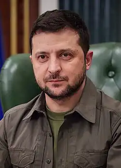 &nbsp;Ukraine Volodymyr Zelenskyy, President