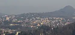 View of Lipomo from Castello Baradello