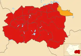 2023 results map