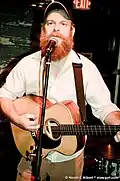 Ward Harrison on guitar at New World Brewery Ybor City, Tampa, Florida January 26, 2012