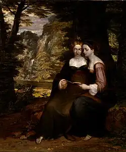 Hermia and Helena, (from A Midsummer Night's Dream) from c. 1818