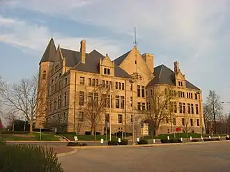 The Wayne County Courthouse in Richmond