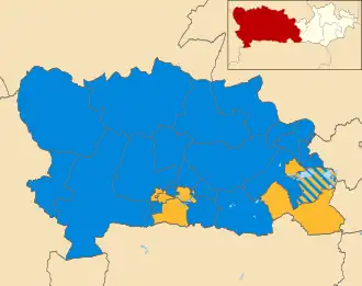 2011 results map