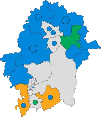 2019 results map