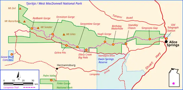 Tjoritja / West MacDonnell National Park