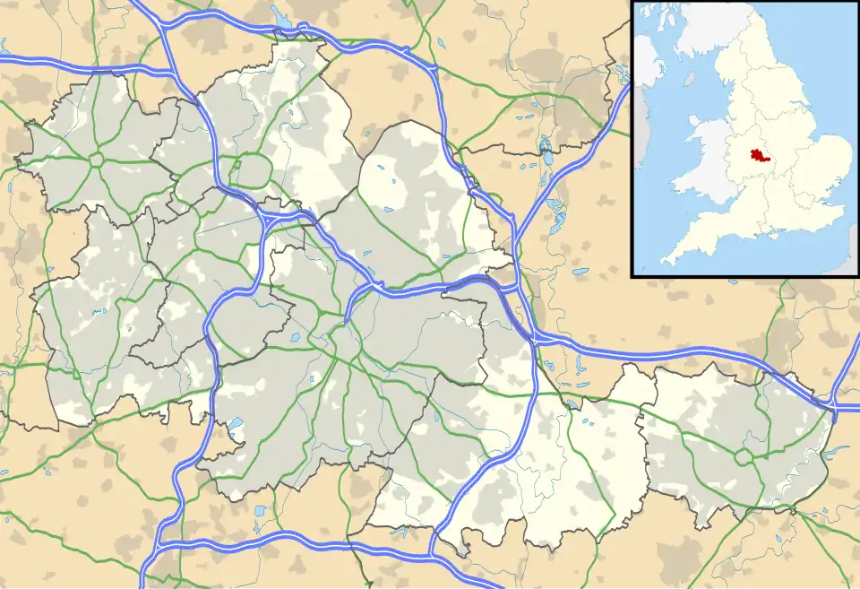 Birmingham Blitz is located in West Midlands county