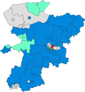 2019 results map