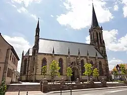Protestant church Saint-Martin.