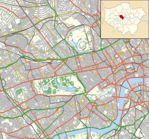 Hyde Park, London is located in City of Westminster