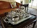 A silverware set in the manor