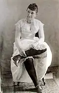 Elaborate layers of expensive undergarments[23][32]