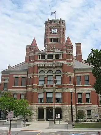 The Williams County Courthouse in Bryan.