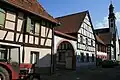 Buildings in the old part of the town