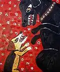 Two Dogs Fighting