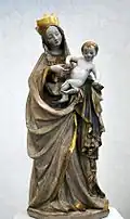 Beautiful Madonna from Wrocław, National Museum in Warsaw.