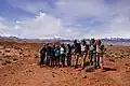 Wyoming Catholic students on an outdoor trip