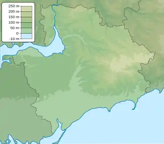 Kinski Rozdory is located in Zaporizhzhia Oblast