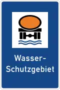 Sign 354 Water protection area