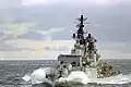 Hessen underway 1 September 1986.