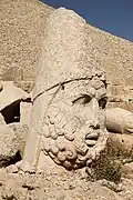 West terrace: Zeus-Oromasdes