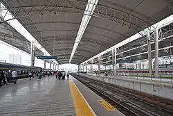 Platforms of the station