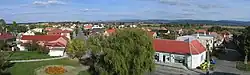 View on north-eastern part of the village