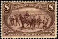"Troops guarding wagon train"
