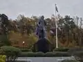 A casting of Alexander Stirling Calder's Statue of Leif Erikson.