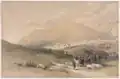 "Nablous, the ancient Shechem" from The Holy Land, Syria, Idumea, Arabia, Egypt, and Nubia