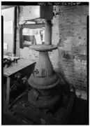 Potbelly stove in the South Street Seaport Museum, New York