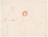 Woman Carrying a Tray, Mme. Baron and Mlle. Popo