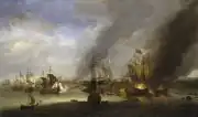 The action at La Hogue on 23 May 1692